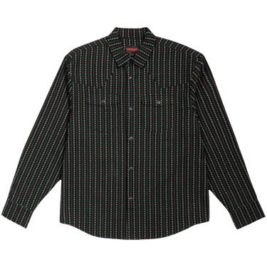 Pleasures Tribute Western Button Up 'Black'