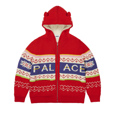 Palace Palace Loves Me Hooded Knit 'Red'