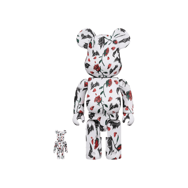 BE@RBRICK Kidill x Eri Wakiyama 100% & 400% Set 'Bat/Rose/White'