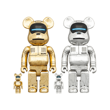 Buy BE@RBRICK x BAPE x Hajime Sorayama Baby Milo 100% & 400% (Set
