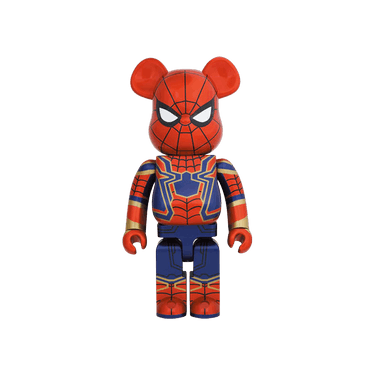 BE@RBRICK　 IRON SPIDER 100％ & 400％ MEDICOM TOY BE@RBRICK Iron Spider figure Marvel's 100% 400