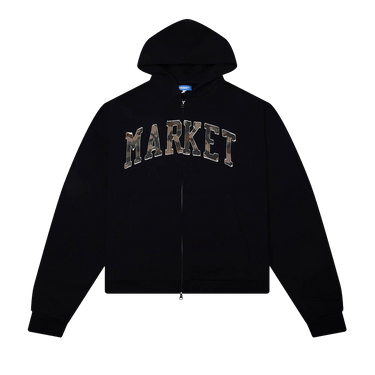 Market Camo Hoodie 'Pirate Black'