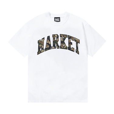 Buy Market Camo Arc T-Shirt 'White' - MKT25FW SS0190 WHIT | GOAT