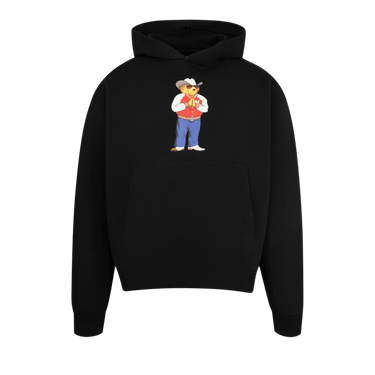 Market Hee-Haw Bear Hoodie 'Jet Black'