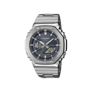 Buy G-SHOCK by Casio G Steel 2100 Series 'Silver' - GM2110D 8A | GOAT
