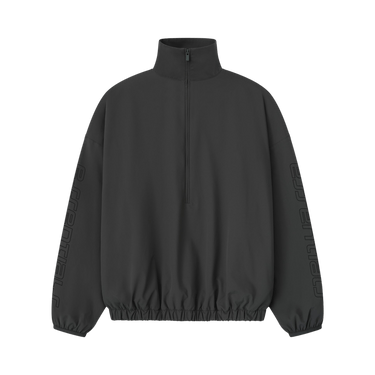 Fear of God Essentials Nylon Half Zip Track Jacket 'Iron Grey'