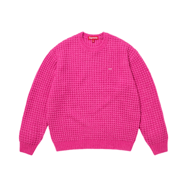 Buy Supreme Small Box Waffle Sweater 'Pink' - FW25SK21 PINK | GOAT