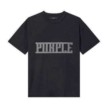 PURPLE BRAND Crystal Plaque T-Shirt 'Black'