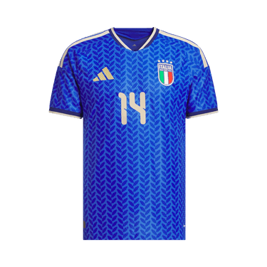 Adidas Italy 26 Home Chiesa Authentic Jersey 'Bold Blue'