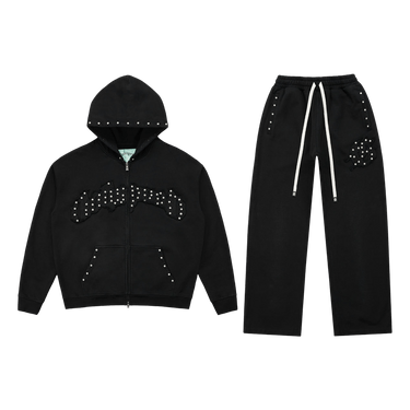 Godspeed Symmetric Studded Sweatsuit V2 'Black VVS'