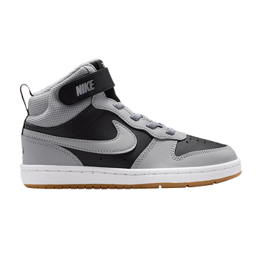 Nike Court Borough Mid 2 PS 'Black White'