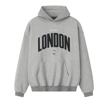 Fear of God Essentials NBA London 90s Hoodie 'Concrete Heather'