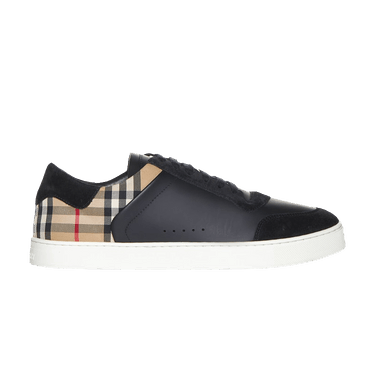 Balmain Burberry Check Sneaker 'Black Beige'