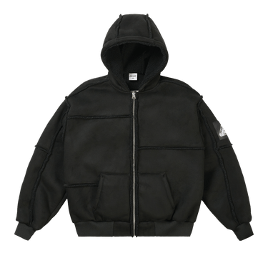 Palace Patch Me Up Shearling Jacket 'Black'