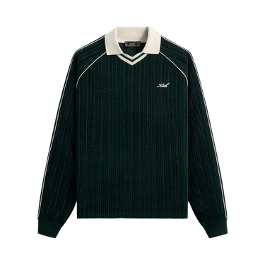 Kith Velvet Corduroy Long Sleeve Trevor Polo 'Stadium'