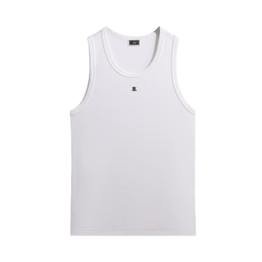 Kith Crest Ribbed Tank 'White'