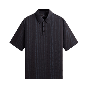 Kith Seersucker Harway Polo - Nocturnal 'Sandrift'