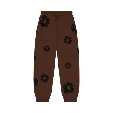 Denim Tears Black Cotton Wreath Sweatpants 'Brown'