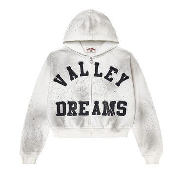 Vale Forever Classico Zip Up Hoodie 'White'