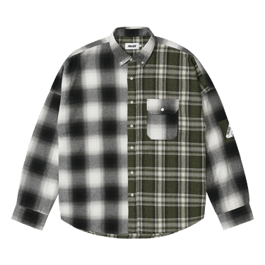 Palace Patchy Flannel Shirt 'Green'