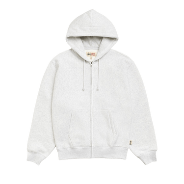 Stussy Fleece Zip Hoodie 'Ash Heather'