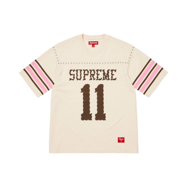 Buy Supreme Studded Short-Sleeve Top 'Cream' - SS26KN31 CREAM | GOAT