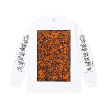 Buy Supreme Wombat Long-Sleeve Tee 'White' - SS26T54 WHITE | GOAT