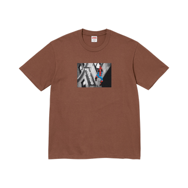 Buy Supreme x Spider-Man Tee 'Brown' - SS26T56 BROWN | GOAT