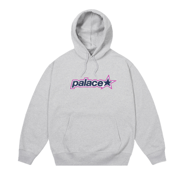 Palace P Star Hood 'Grey Marl'