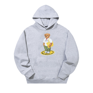 Market Stand For Peace Bear Hoodie 'Ash Grey'