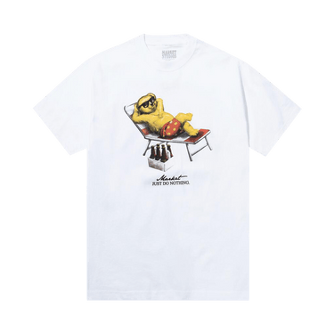 Market Smiley Bearly A Care T-Shirt 'White'