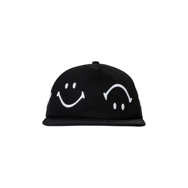 Market Smiley Face 6-Panel Hat 'Jet Black'
