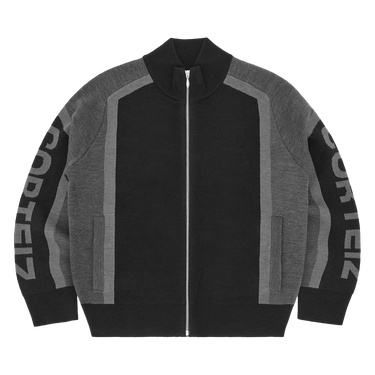 Corteiz Precision Knit Zip Up 'Black'