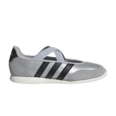 adidas Wmns Barreda Mary Jane 'Silver Metallic Core Black Off White'