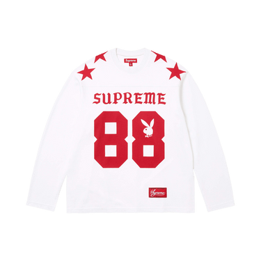 Buy Supreme x Playboy Long-Sleeve Top 'White' - SS26KN38 WHITE | GOAT