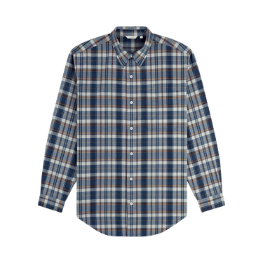 Aimé Leon Dore Washed Madras Shirt 'Navy Plaid'