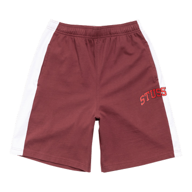 Stussy Stripe Jersey Short 'Burgundy'