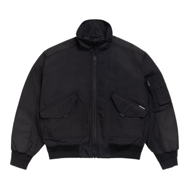 Stussy Mock Neck Flight Bomber 'Black'