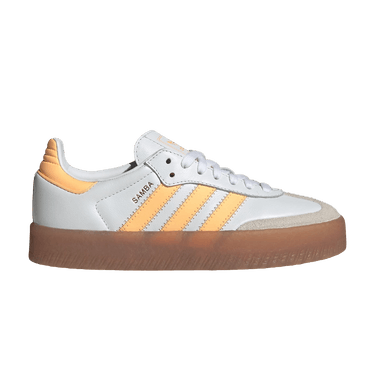 adidas Sambae J 'Cloud White Acid Orange Gold Metallic'
