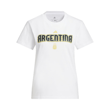 Adidas World Cup 26 Argentina Home Graphic Tee 'White'
