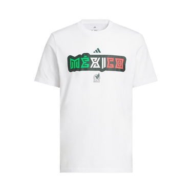 Adidas World Cup 26 Mexico Home Graphic Tee 'White'