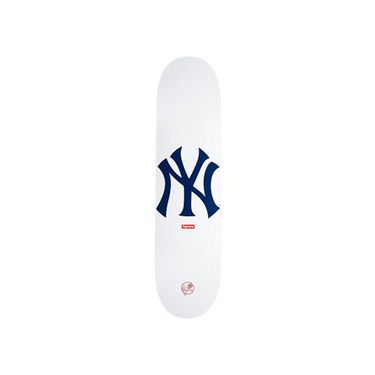 Buy Supreme x New York Yankees Skateboard Deck 'White' - 00052