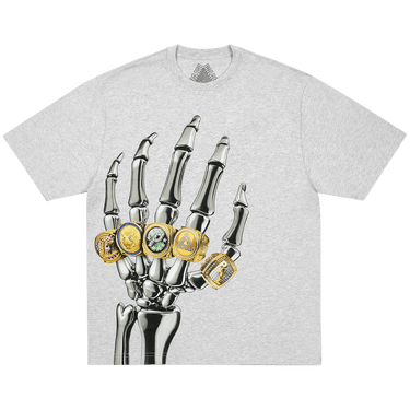 Palace Mechanical Champion T-Shirt 'Grey Marl'