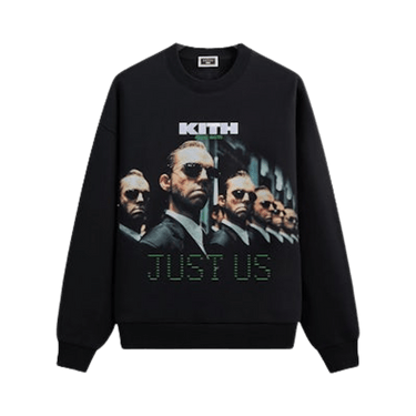 Kith For The Matrix Just Us Vintage Nelson Crewneck 'Black'