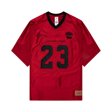 Air Jordan x Levi's Jersey 'Gym Red/Black/Pale Ivory'