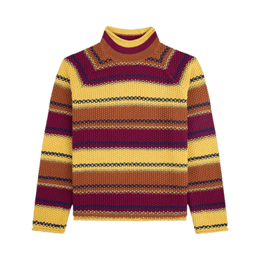 Aimé Leon Dore Striped Rollneck Sweater 'Petunia Stripe'