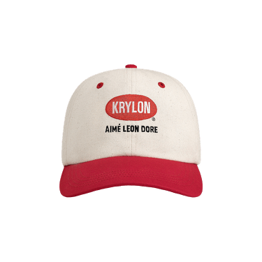 Aimé Leon Dore Krylon Logo Hat 'Pristine/Krylon Cherry Red'