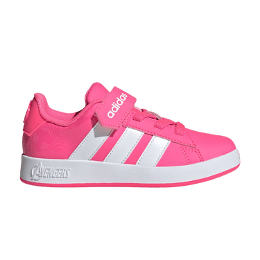 Marvel Avengers x adidas Grand Court Little Kid 'Lucid Pink Cloud White'