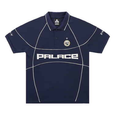 Palace Pro Team Piped Polo 'Navy'