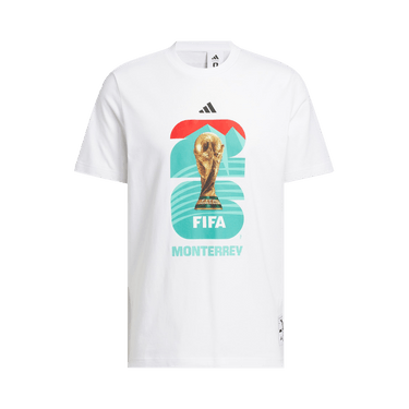 Adidas FIFA World Cup 26 Host City Monterrey Graphic T-Shirt 'White'